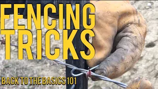 Barbwire fencing tricks