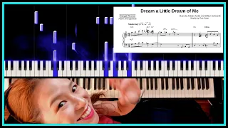 Dream A Little Dream Of Me (Sheet Music) Piano Cover by Sangah Noona