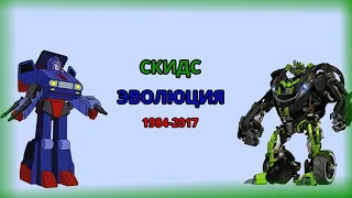 Эволюция Скидса в мультсериалах, мультфильмах и фильмах 1984-2017