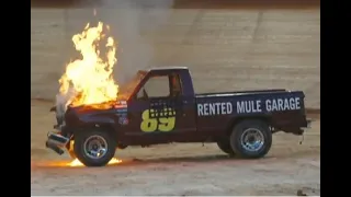 Danger Ranger On Dirt Lap 1 Rollover Crash - Bristol 2023