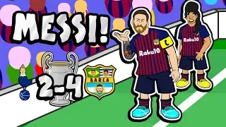 🐐MESSI! The Song!🐐 (Tottenham vs Barcelona 2-4 Champions League Parody Goals Highlights)