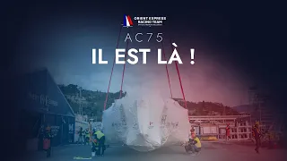 L'ARRIVÉE DE L'AC75 D'ORIENT EXPRESS RACING TEAM À BARCELONE | America's Cup