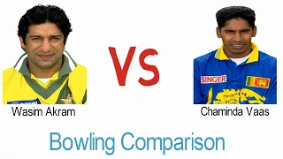 Wasim Akram VS Chaminda Vaas Bowling Comparison (ODI and Test )