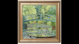 Water Liles with Japanese Footbridge by Claude Monet