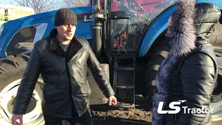 Відгук клієнта про роботу трактора LS H145 у фермерському господарстві на Полтавщині