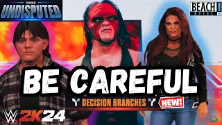 Should You Choose Lita Or Dom In WWE 2K24 myrise? (choose wisely)