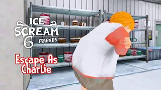 HOW TO ESCAPE FROM CAGE AS CHARLIE IN ICE SCREAM 6