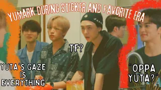 Yumark during sticker and favorite era (before NCT 2021)