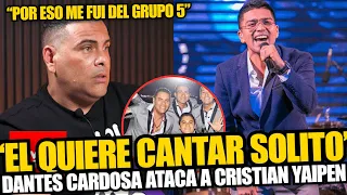 Dantes Cardosa ataca a Christian Yaipén por su salida del Grupo 5: Yo no soy corista