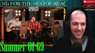 First to Eleven- Summer of 69- Bryan Adams Acoustic Cover (livestream) Reaction