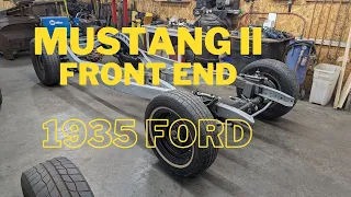 Installing the mustang II front end in the 1935 Ford Pickup Chassis