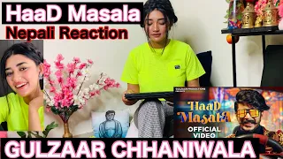 HAAD MASALA Reaction | GULZAAR CHHANIWALA | New Haryanvi Songs Haryanvi 2021 | Susmitaxetri Reaction