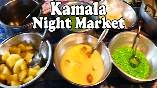 Kamala Night Market. Thai Street Food & Shopping at a Night Market in Kamala Beach Phuket Thailand