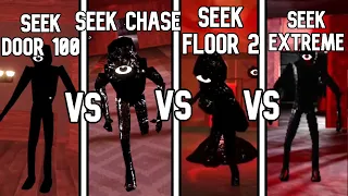 DOORS SEEK CHASE VS 6 DIFFERENT SEEK CHASES (DOORS Comparison)