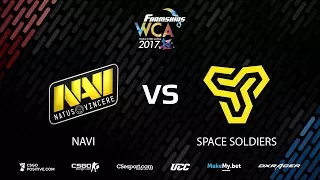 FarmSkins WCA 2017 || Natus Vincere vs Space Soldiers || map3 || @Toll @Deq