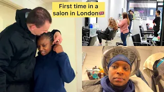 FIRST TIME DOING MY HAIR AT A LONDON SALON! IM SHOCKED AT THE PRICES😳