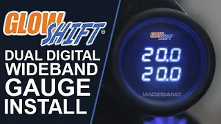 Installation | GlowShift Dual Wideband Air Fuel Gauge for Cars and Trucks