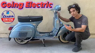 How to Remove a Vespa Engine | Vespa Electric Scooter Conversion