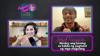 Jimuel Pacquiao, itinuloy ang boxing sa kabila ng pagtutol ng... | Surprise Guest with Pia Arcangel