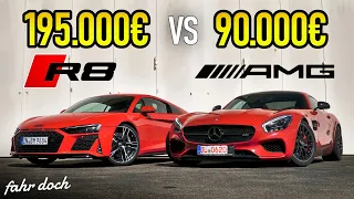 ALT oder NEU? Mercedes AMG GTS gebraucht vs AUDI R8 RWD NEU | DUELL der Performance-Sportwagen