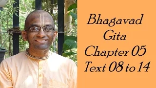 Bhakti Shastri (076) - Bhagavad Gita Chapter 05 Text 08 to 14
