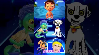 Luca Zombie Land vs Sea Monster Luca exe Scary Paw Patrol D Billions Exe x Coffin Dance #shorts