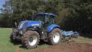 New Holland T7 mit Lemken Smaragd 9 Grubber | GoPro | HD | AgrarTube