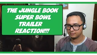 The Jungle Book Official Super Bowl Trailer (2016) REACTION!!!