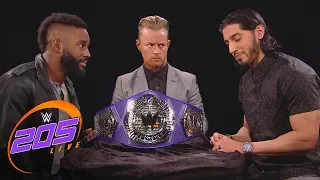 Cedric Alexander & Mustafa Ali address their WrestleMania match: WWE 205 Live, March 27, 2018