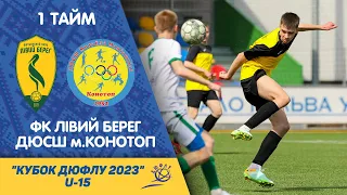 ФК Лівий Берег - ДЮСШ м.Конотоп 2008 / "Кубок ДЮФЛУ 2023" U-15 / 1 тур / 1 тайм / 08.04.2023