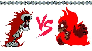 FnF Tricky Squidward VS Hellclown Tricky | FNF ANIMATION