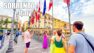 4K HDR SORRENTO Amalfi Coast Italy Walking Tour 🇮🇹  Italy travel Sunset Walk