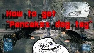 Battlefield 3: How to get "Pancakes dog tag" HD