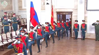 Боевое знамя Кёнигсбергского полка передали Новосибирской области на вечное хранение