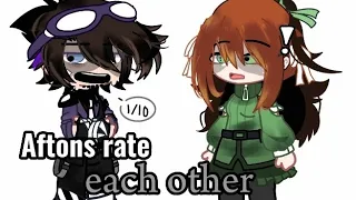 Afton's rate each other | FNAF | Afton Family