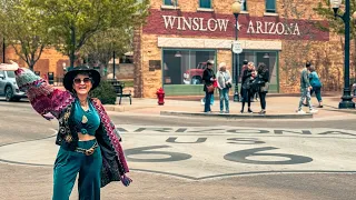 After being PETRIFIED on the volcano, we head down ROUTE 66 towards New Mexico