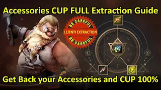 Accessories CUP FULL Extraction Guide, Get Back your Acc. and CUP 100% (Black Desert Online) BDO NEW