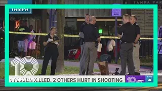 1 person dead, 2 injured during early morning shooting in Tampa