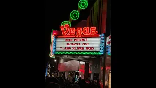 Samantha Fish live December 14th @ the Vogue (4k60fps)