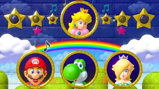 Mario Party Superstars - 2 Players Yoshi's Tropical Island - Mario vs. Peach vs. Rosalina vs. Yoshi