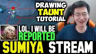 SUMIYA "Amazing" Drawing Taunt Tutorial | Sumiya Invoker Stream Moment #682