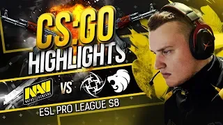 CSGO Highlights: NAVI vs NiP, North @ ESL Pro League S8