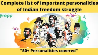 Freedom fighters of India - Complete list | UPSC CSE | Sourabh Jain