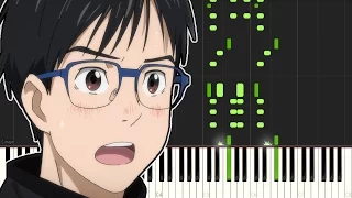 Yuri!!! On Ice Ending - You Only Live Once (Piano Tutorial)