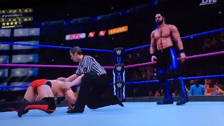 Seth Rollins Vs Neville IC Title Match (2K18)