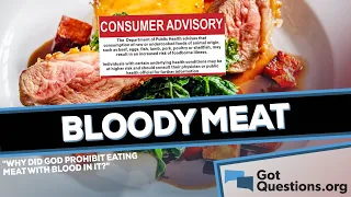 Why did God prohibit eating meat with blood in it in Genesis 9:4?  |  GotQuestions.org