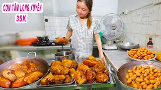 Cơm Tấm Long Xuyên 35K | Quy trình làm Thịt Khìa Nước Dừa thơm phức