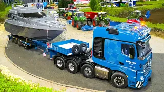 EXTRA LOOONG RC MODEL TRUCK, RC MACHINE COLLECTION!! RC TRUCKS, RC CONSTRUCTION SITE, RC VEHICLES