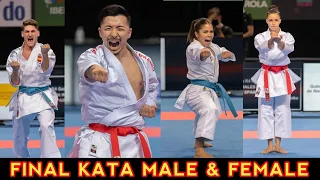 FINAL MALE & FEMALE KATA | KARATE 1 SERIES A PAMPLONA 2022 | WKF KARATE KATA 2022| Karate School