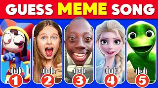 Guess The Meme & Youtuber By Song #6| Lay Lay, King Ferran, Salish Matter, MrBeast, Elsa, Tenge Song